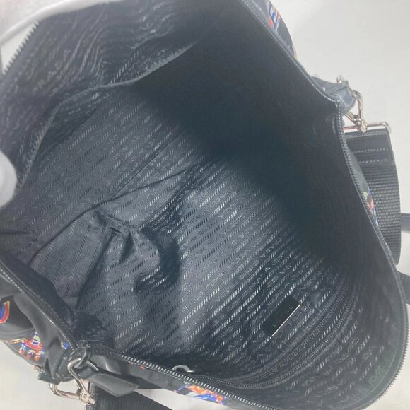 PRADA Shoulder Bag Crossbody robot triangle logo plate Tote Bag - Picture 13 of 15